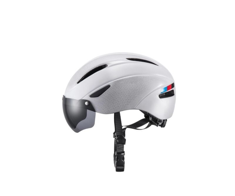casque velo route design avec visiere pas cher