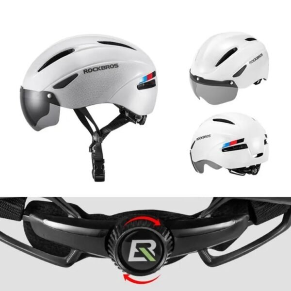 casque velo route design urbain visiere retractable
