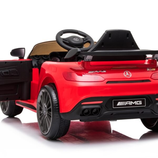 voiture electrique mercedes 12v avec licence rouge