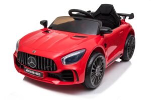 voiture electrique mercedes rouge