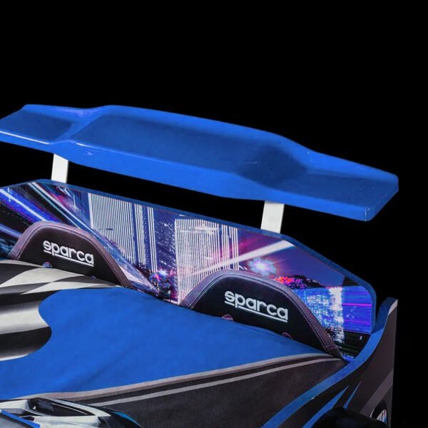 lit voiture led gtx bleu enfant pas cher