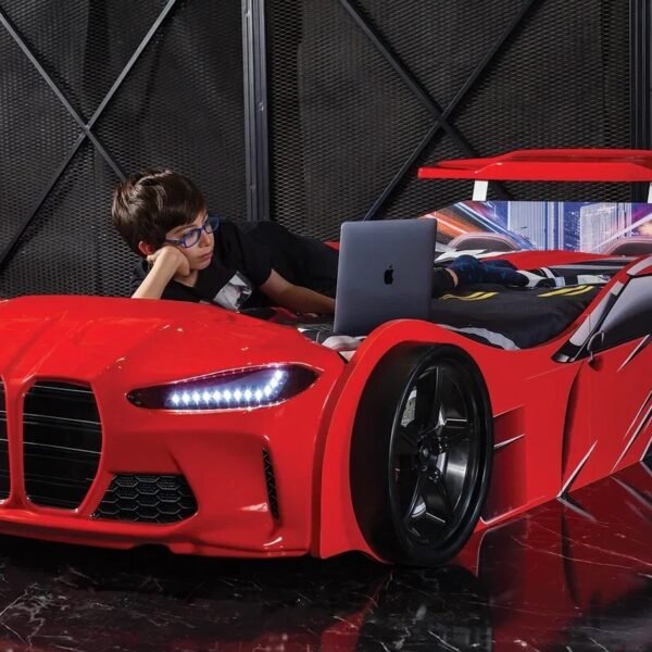 lit voiture led gtx rouge enfant cadeau