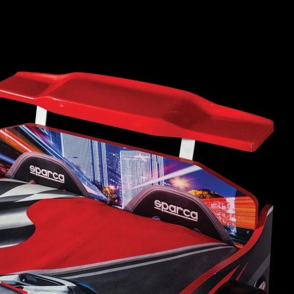 lit voiture led gtx rouge enfant pas cher