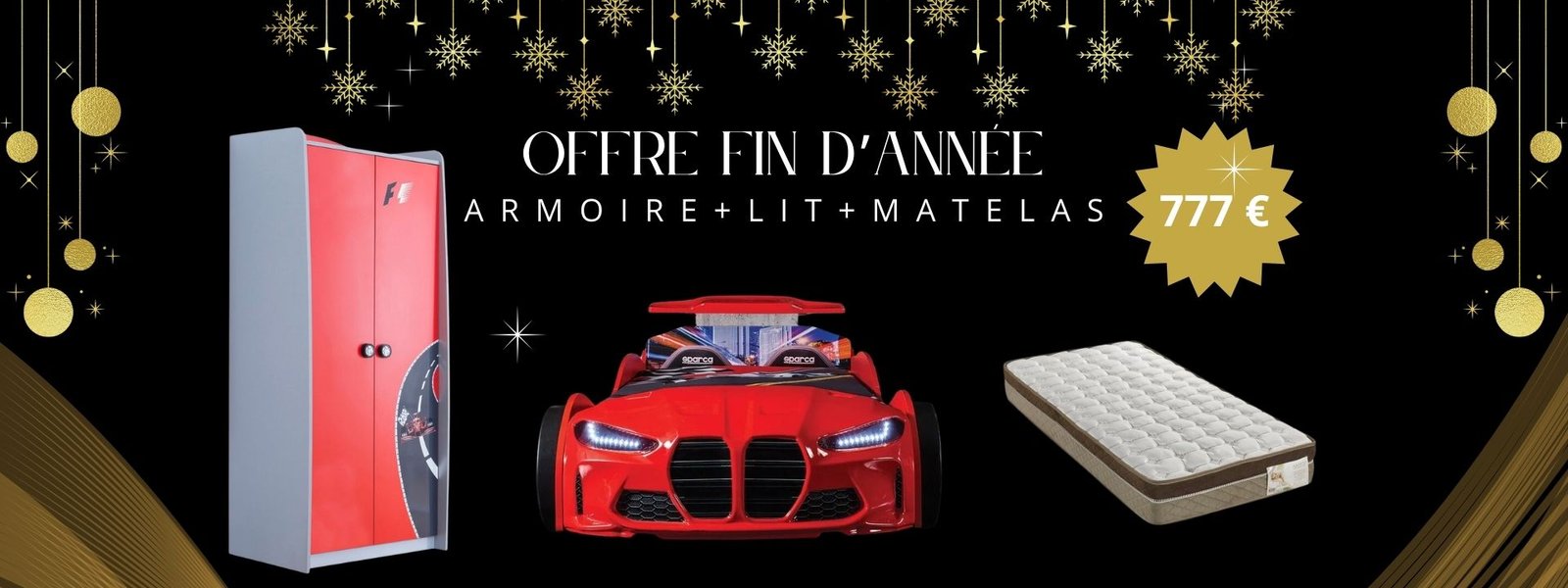 lit voiture led et bruitage cadeau noel