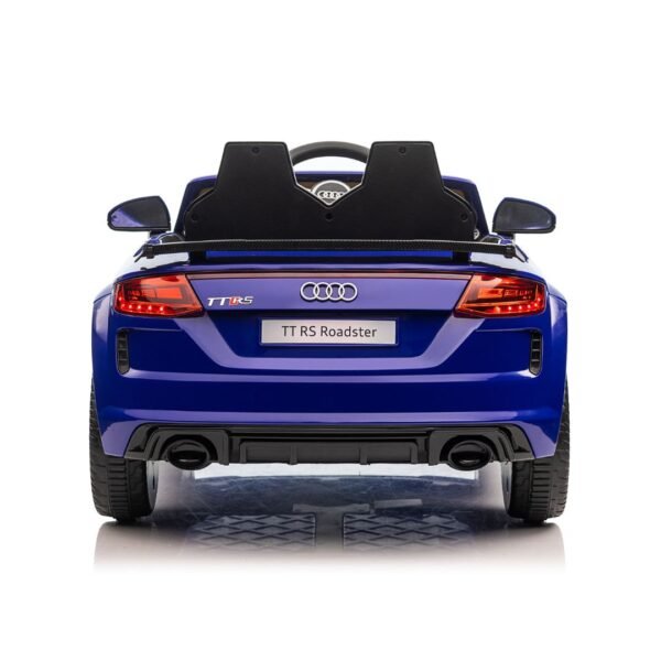 audi tt rs voiture electrique enfant bleu