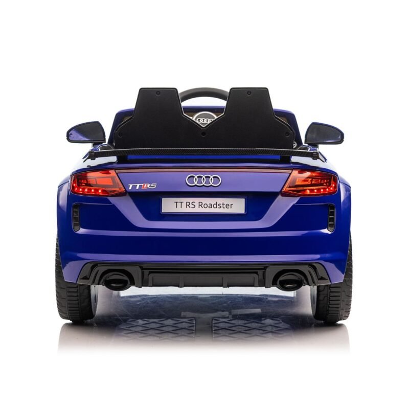 audi tt rs voiture electrique enfant bleu