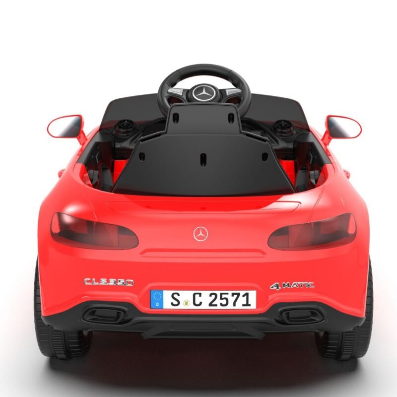 mercedes cls 350 rouge voiture electrique musique led