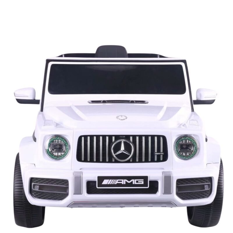 mercedes g63 amg blanche voiture electrique luxe enfant