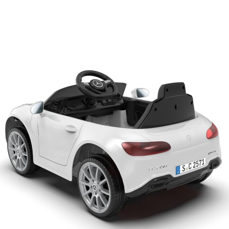 voiture electrique enfant blanche mercedes telecommande