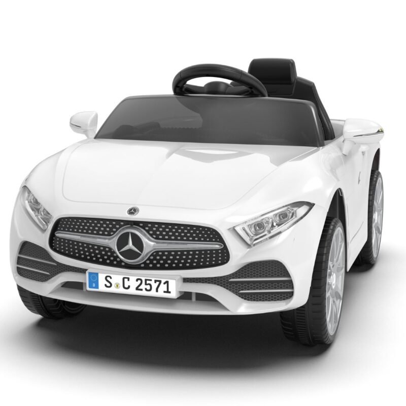 voiture electrique mercedes blanche enfant cadeau noel