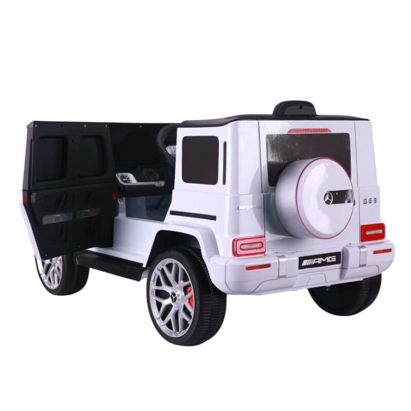 voiture electrique mercedes g63 amg blanche cadeau noel