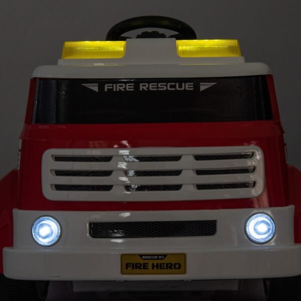 camion de pompier electrique enfant avec pelle accessoires