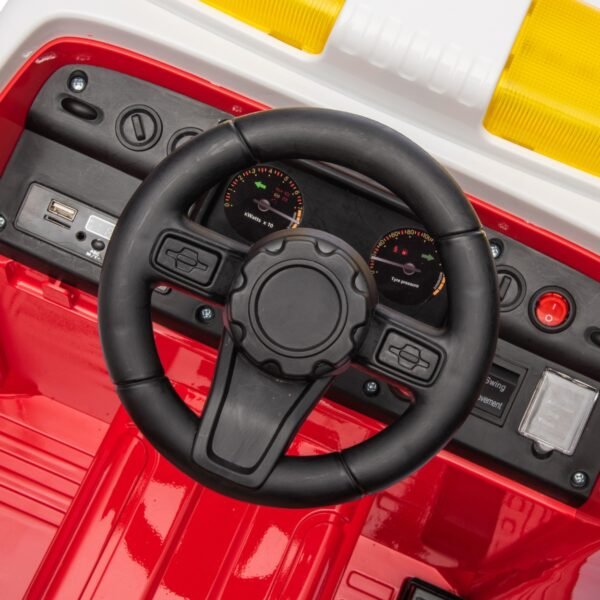 camion de pompier electrique enfant led effets sonores
