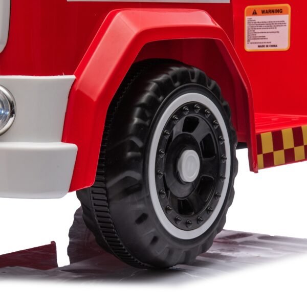 camion pompier electrique enfant pulverisation eau
