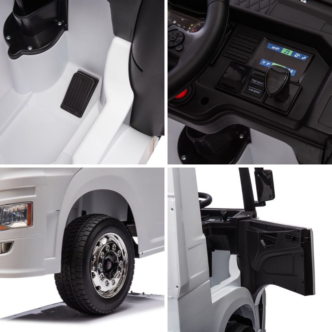 camion scania enfant electrique 2 moteurs 35w