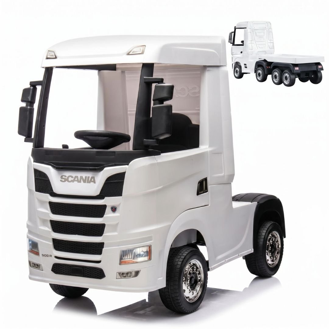 camion scania jouet electrique 12v remorque