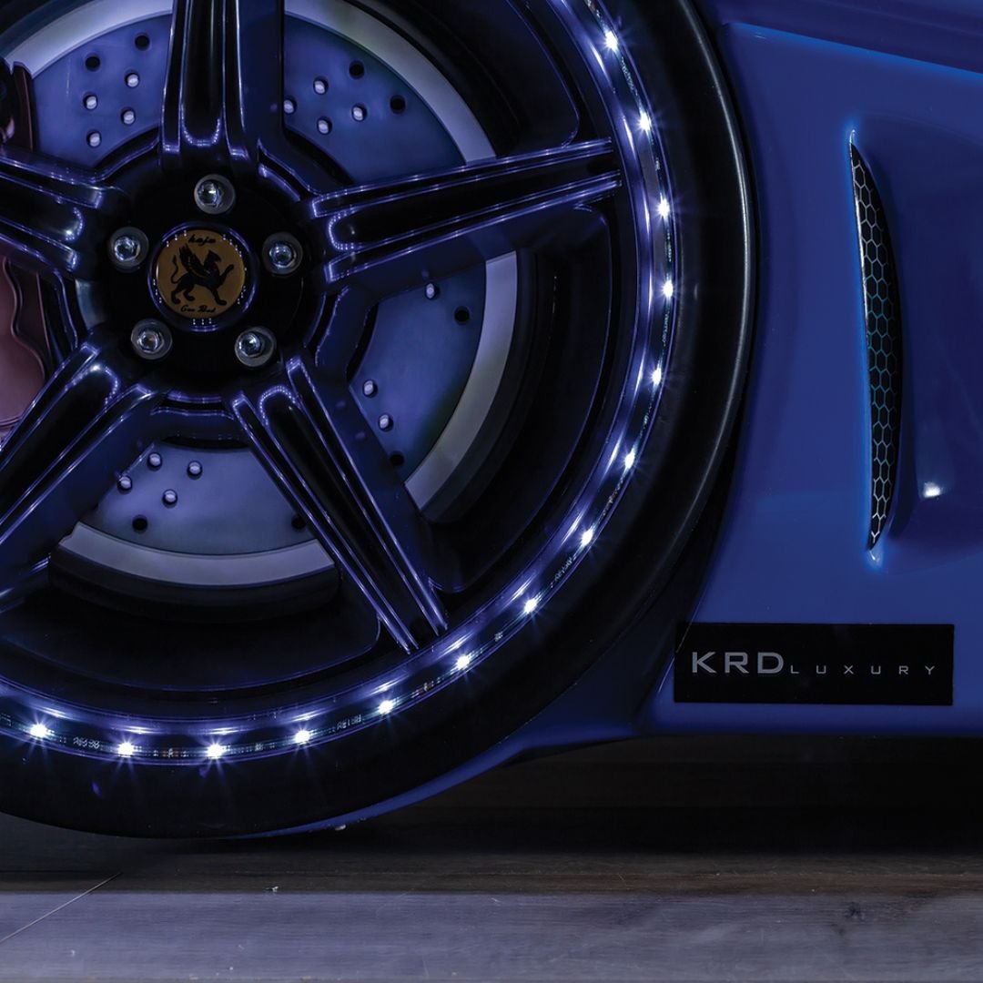 lit voiture bmw style telecommande led
