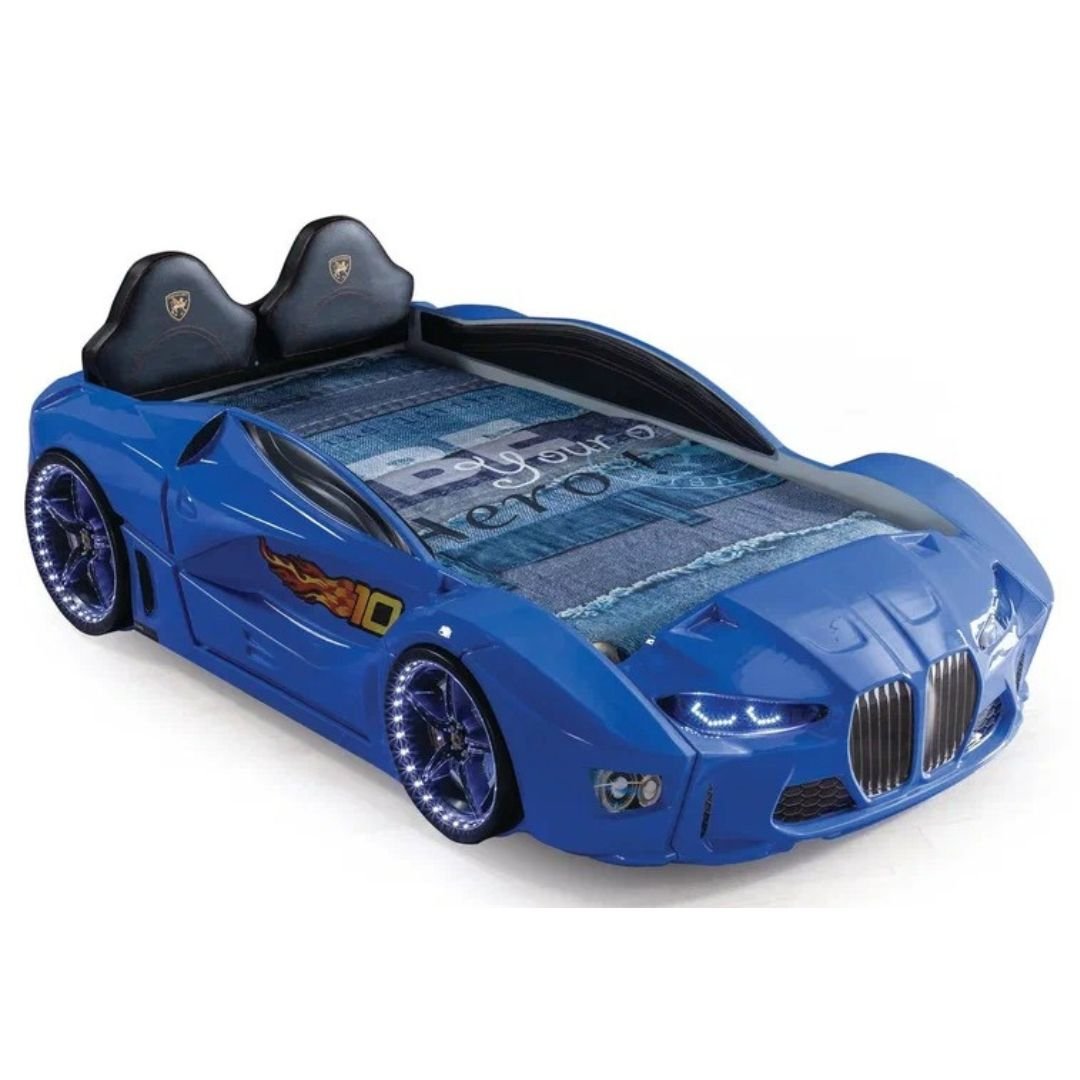 lit voiture gtm deluxe bmw bleu